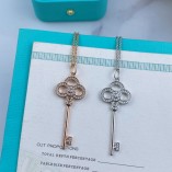 Tiffany & Co.Crown Key Pendant With Diamonds