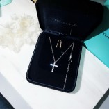 Tiffany & Co. Cross Pendant With Diamonds