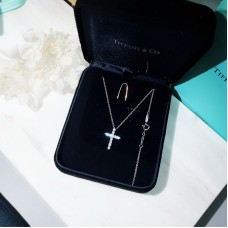 Tiffany & Co. Cross Pendant With Diamonds