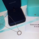 Tiffany & Co.T Diamond Pendant In Rose Gold With A Baguette