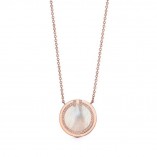 Tiffany & Co. Diamond and Mother-of-pearl Circle Pendant