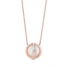 Tiffany & Co. Diamond and Mother-of-pearl Circle Pendant