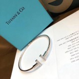 Tiffany & Co.Wire Bracelet with Diamonds and Mother-of-pearl