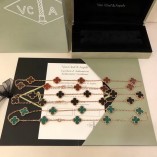 Van Cleef & Arpels Vintage Alhambra Necklace 10 Motifs