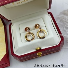 Cartier Three Ring Earrings