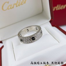 Cartier Classic Black Nail Gypsophila Ring