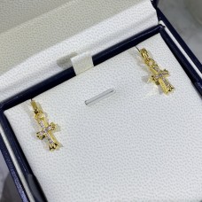 Chrome Hearts Cross Earrings