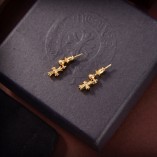 Chrome Hearts Three-dimensional Cross Nail Earrings A