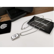 Chrome Hearts Cross Double Side Rotating Pendant Necklace