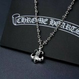 Chrome Hearts Anchor Pendant And Cross Chain Necklace