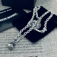 Chrome Hearts Vintage Money Bag Pendant Letter Necklace 