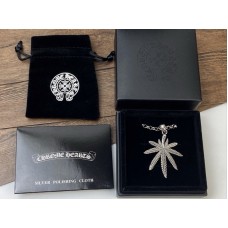 Chrome Hearts Hemp Leaf Maple Leaf Necklace