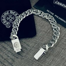 Chrome Hearts Duck Tongue Buckle Scout Flower Sword Bracelet